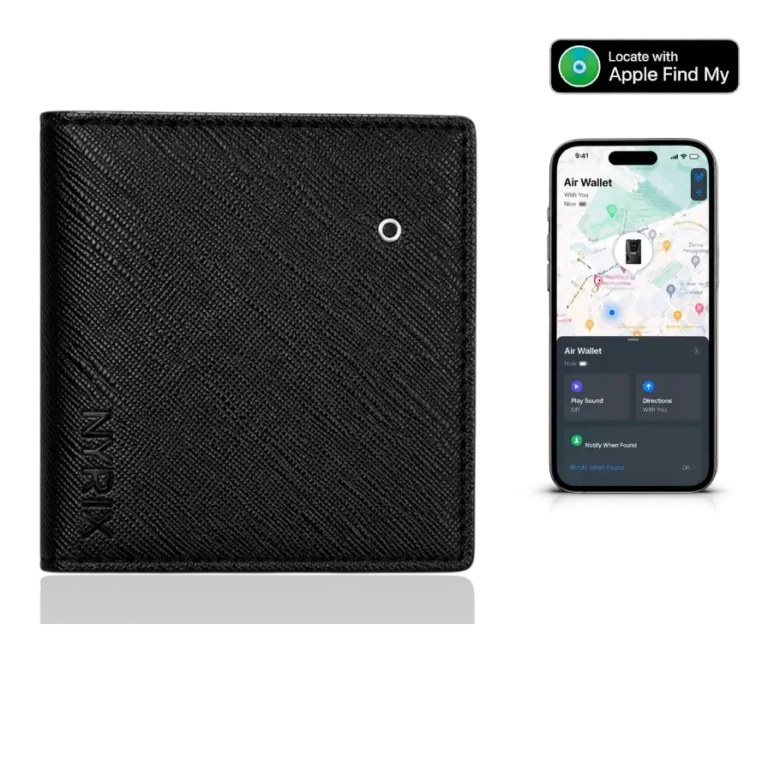 Portefeuille NYRIX Bifold, localisable avec Localiser d'Apple