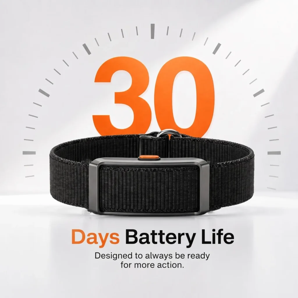 NYRIX FIT Band : jusqu'à 30 jours d'autonomie