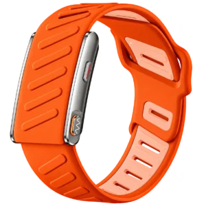 Bracelet NYRIX FIT Pro orange en silicone bicolore (module FIT Pro non inclus)